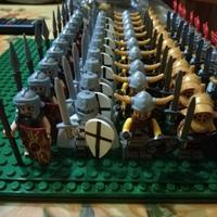 5 minifigure compatibili lego soldati romani 