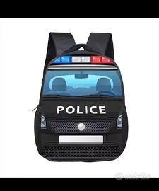 Zaino polizia bambino scuola asilo