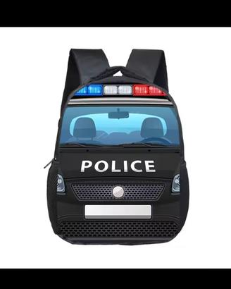 Zaino polizia bambino scuola asilo