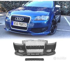 PARAURTI ANTERIORE AUDI A3 8P 04-08 LOOK RS3 CROMA