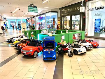 AUTOMOBILI ELETTRICHE PER BAMBINI +STAND