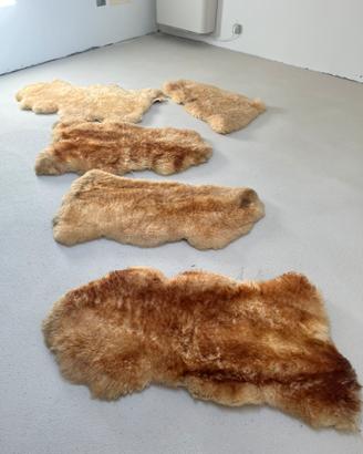 Tappeti in vera pelle montone/pecora naturale