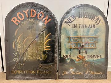 Quadri su legno in rilievo