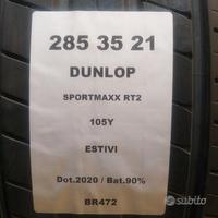 2 gomme 285 35 21 dunlop br472