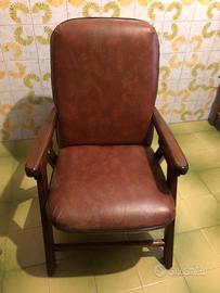 Poltrona sdraio imbottita