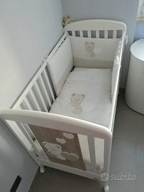 SET LETTINO E FASCIATOIO BABY EXPERT BALU BIANCO/T