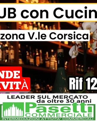 PUB di mq 500 con cucina in zona Viale Corsica