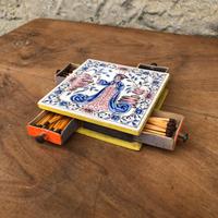 Scatola fiammiferi con copertura in ceramica