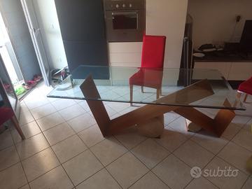 Tavolo in vetro temperato cattelan italia