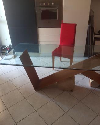 Tavolo in vetro temperato cattelan italia