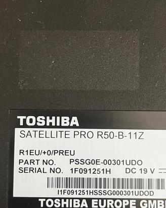 Toshiba Pro R50-B - pezzi