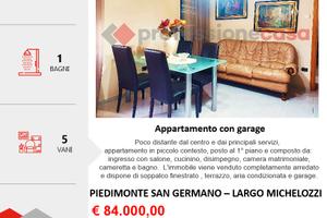 Appartamento con 2 camere,terrazzo e garage