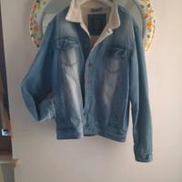 Giubbino jeans trapuntato 