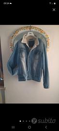 Giubbino jeans trapuntato 