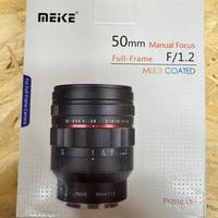 Meike 50mm 1.2 attacco sony E-mount full frame