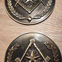 stemmi massonici bronzo satinato