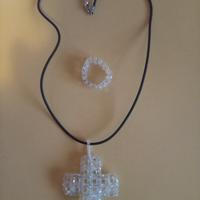 set collana e anello croce