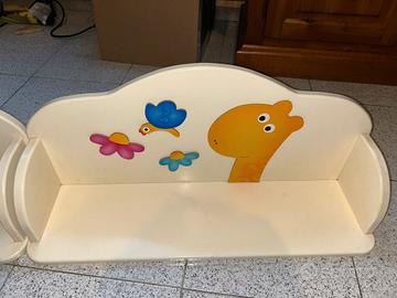 2 mensole legno cameretta bambini 