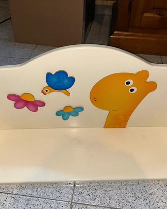2 mensole legno cameretta bambini 