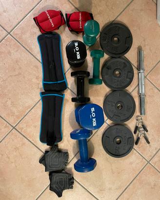 Set pesi da palestra