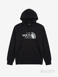 felpa nera North face 