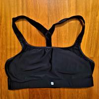 Reggiseno top sportivo fitness e palestra nero