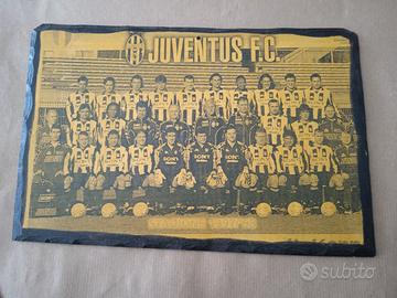Squadra Juventus 1997 quadro su legno