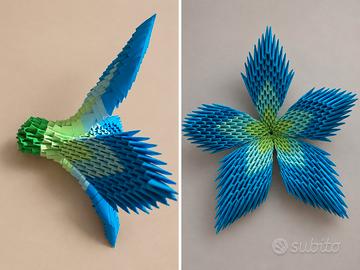 Origami 3D Fatto a mano -Decorazione  artistica 