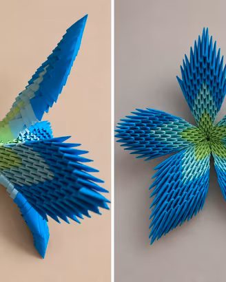 Origami 3D Fatto a mano -Decorazione  artistica 