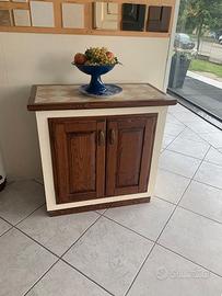 MOBILE CONSOLLE IN FINTA MURATURA