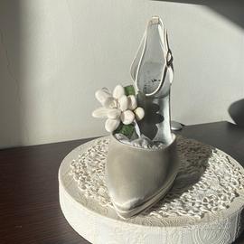 scarpa da sposa in raso. N 39