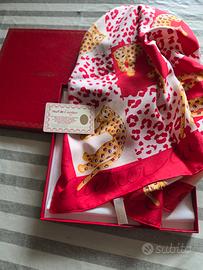 foulard Cartier rosso fantasia 