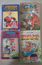 4 Fumetti Disney Mega Grandi Classici vintage