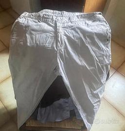 pantalone grigio chiaro taglia 52 piazza italia