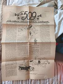 Pubblicità  La 509 anni '20