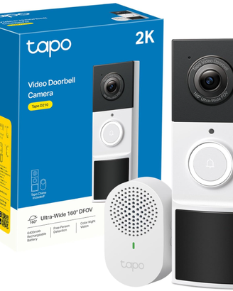 D210 Videocitofono 2K 3MP, Visione Notturna a Colo