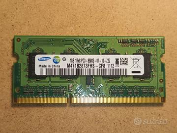 1x scheda di memoria 1GB Samsung "M471B2873FHS-CF8