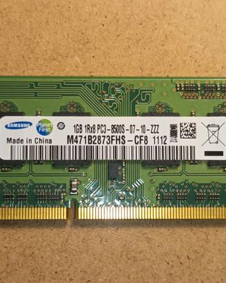 1x scheda di memoria 1GB Samsung "M471B2873FHS-CF8