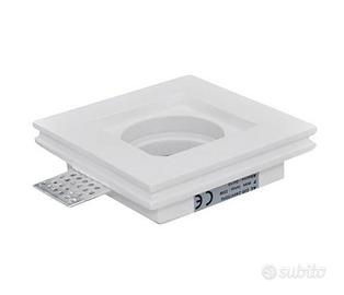 Portafaretto incasso per cartongesso faretto GU10