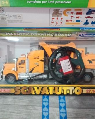 camion con escavatore 