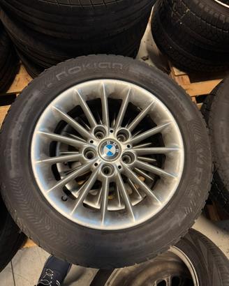 Cerchi Bmw 16 + pneumatici 225/55 r16 m+s neve