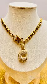 Collana con iniziale