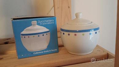 zuccheriera in porcellana