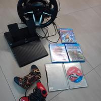volante e pedali, giochi PS4, 2 Joystick 