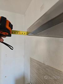 Cappa cucina inox 60 cm con luce e aspirazione