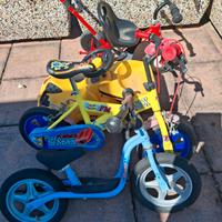 Cavalcabili e biciclette bimbo