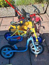 Cavalcabili e biciclette bimbo