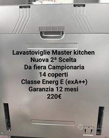 Lavastoviglie Master kitchen Nuova 2ª Scelta 