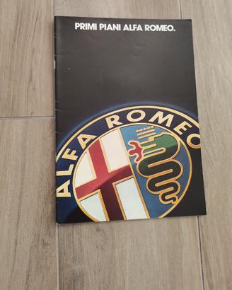 depliant primi piani alfa romeo originale vintage 