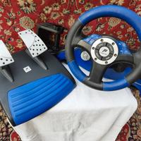 Volante + Pedali PS2